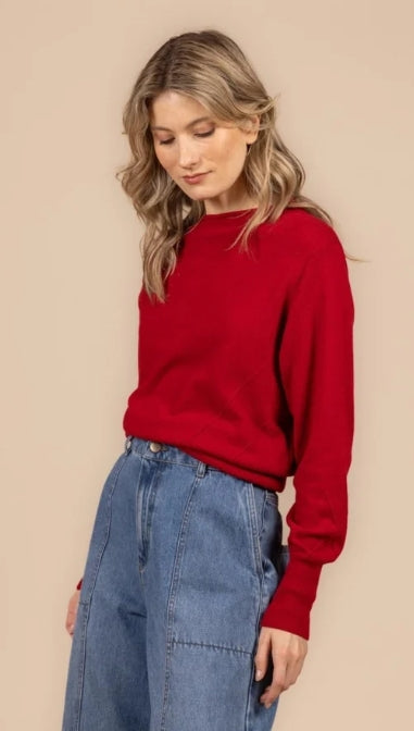 BS SWEATER CHERRY