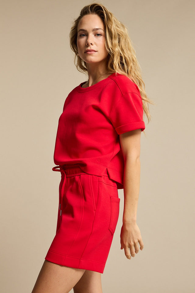 Skyler Scuba Top rood