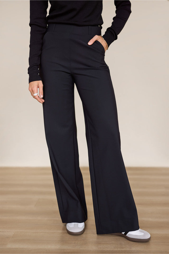 Lexie bonded trousers zwart