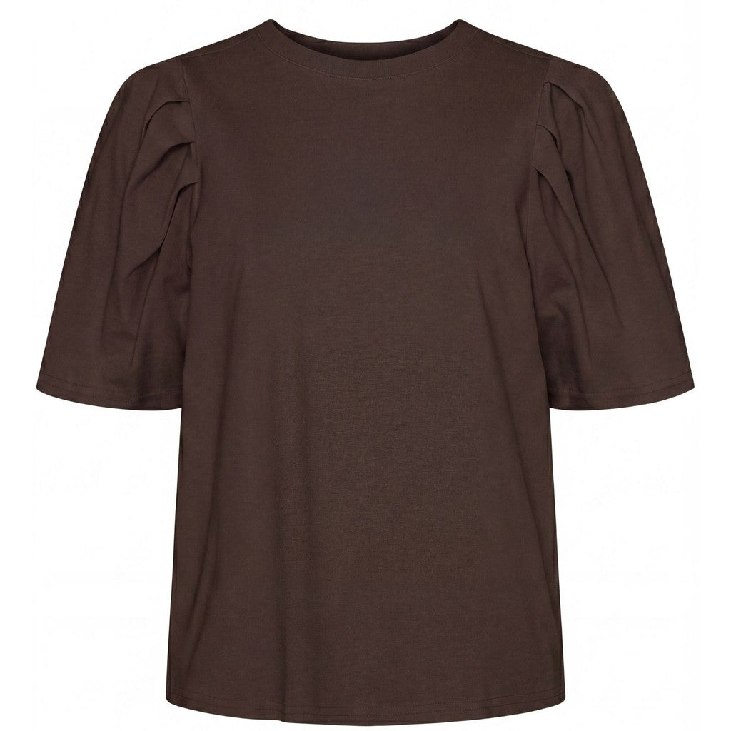 Tinni s/s T-Shirt dark brown