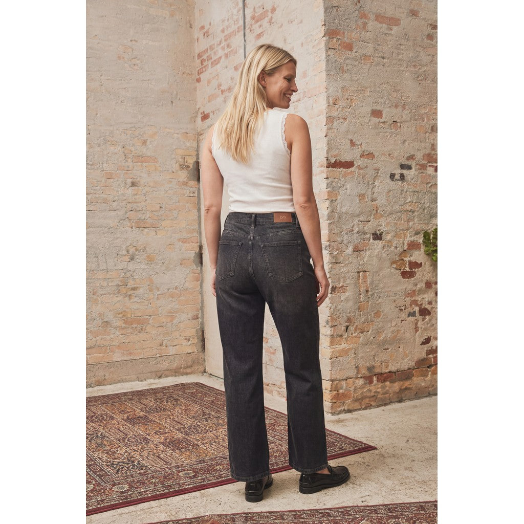 Bologna Wide Jeans washed grey