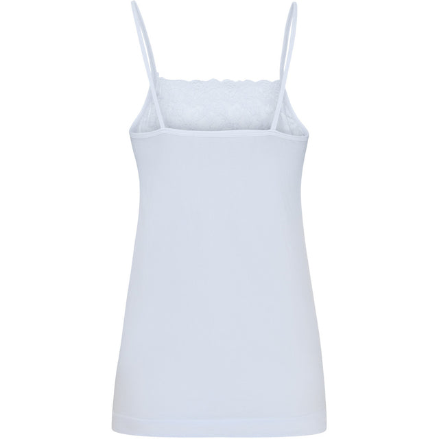 Nilla Wide Lace Top Licht blauw