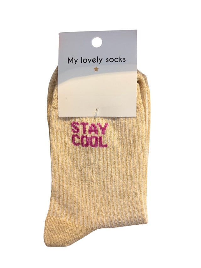 Sokken Ecru Stay Cool