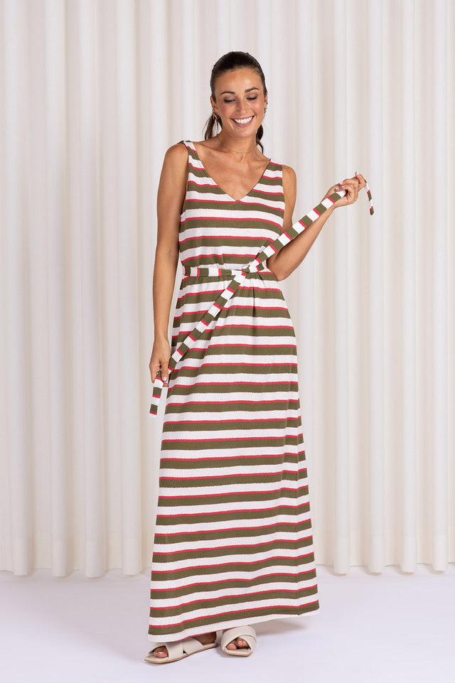 CAM DRESS PESTO