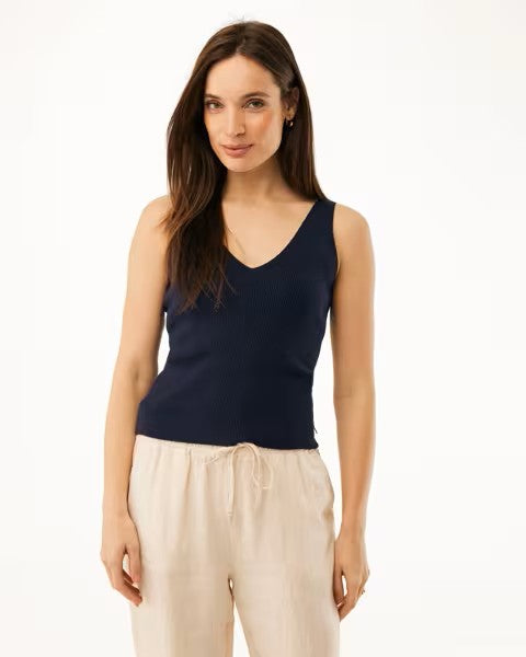 LAVENDER Rib top 193920 BLUE