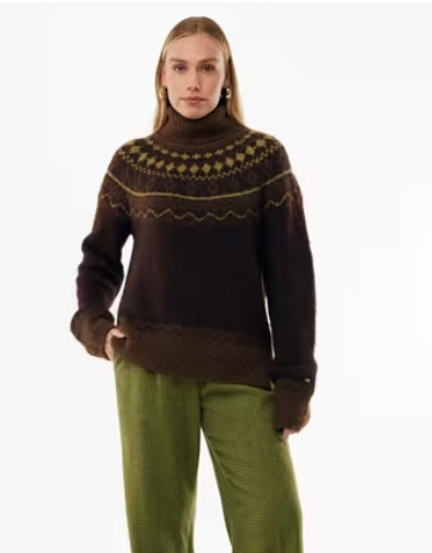 Nordic jacquard jumper