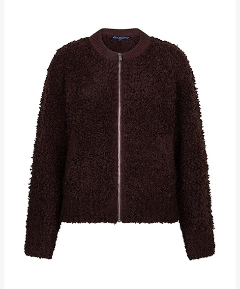 Bomber knit boucle