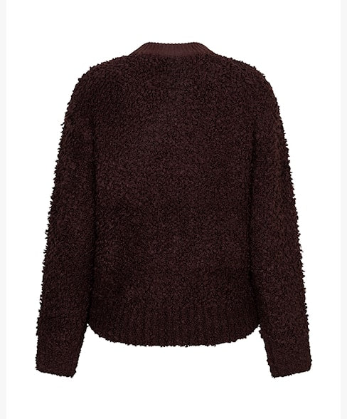 Bomber knit boucle