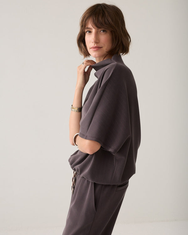 Sleevles top Pinstripe scuba