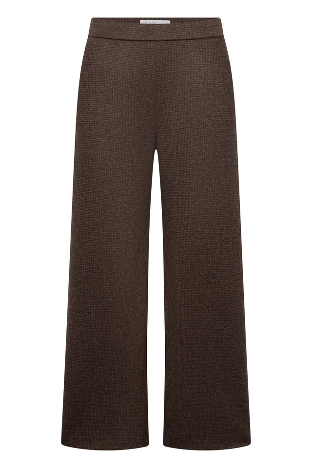 Palina long darkbrown patterned