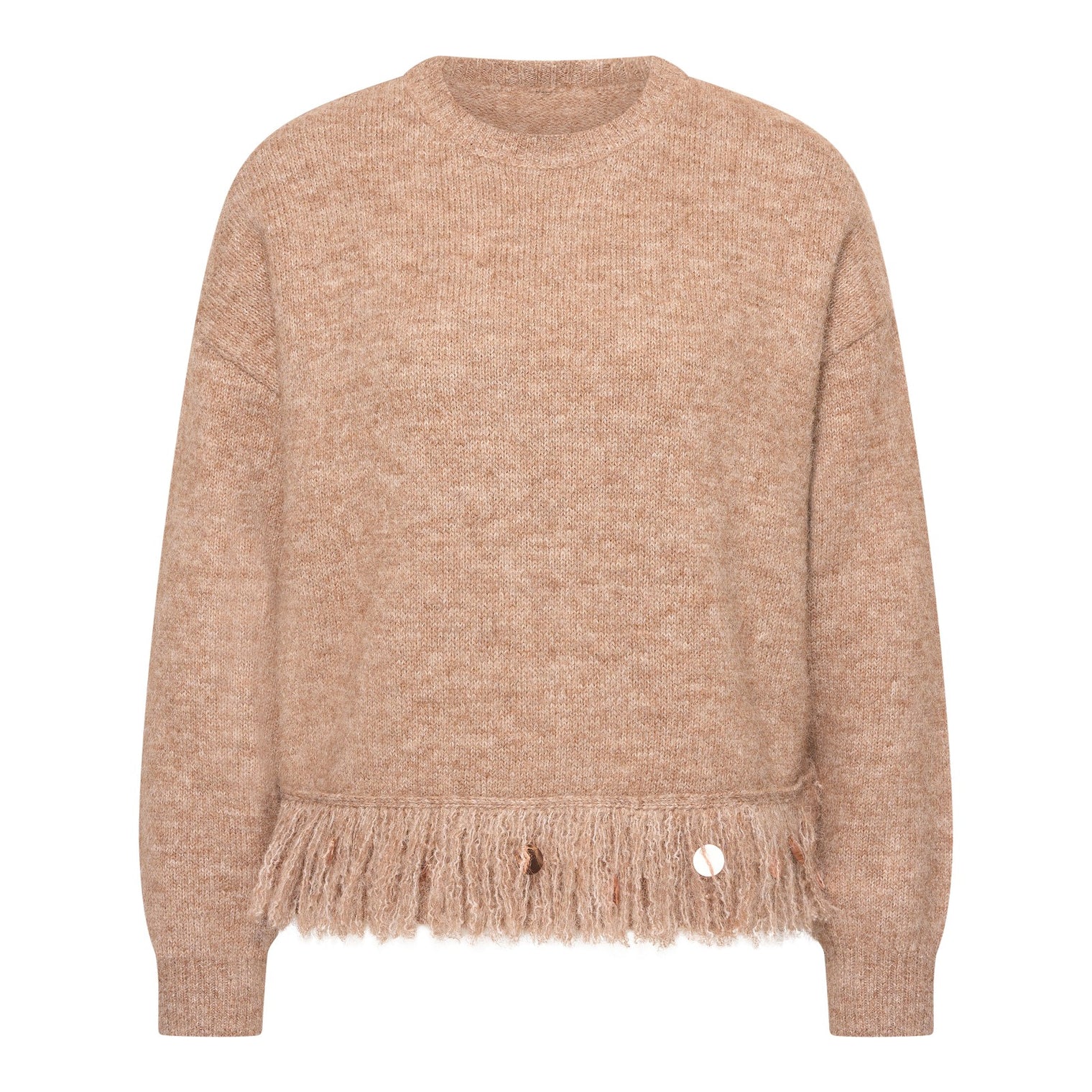 DION FRINGLES SEQUIN SWEATER
