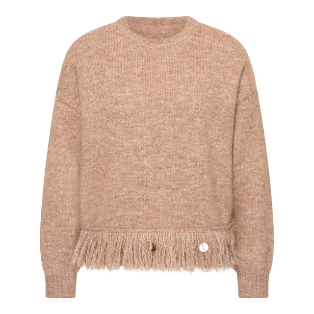DION FRINGLES SEQUIN SWEATER