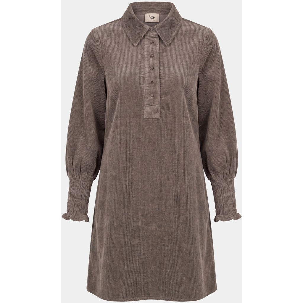 Barbel corduroy dress washed taupe