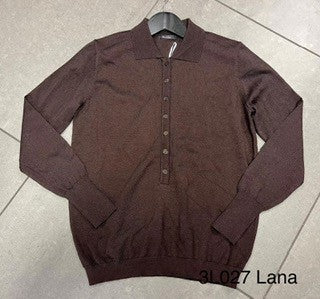 LANA LONG BUTTON POLO
