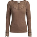 Dee lace Blouse taupe