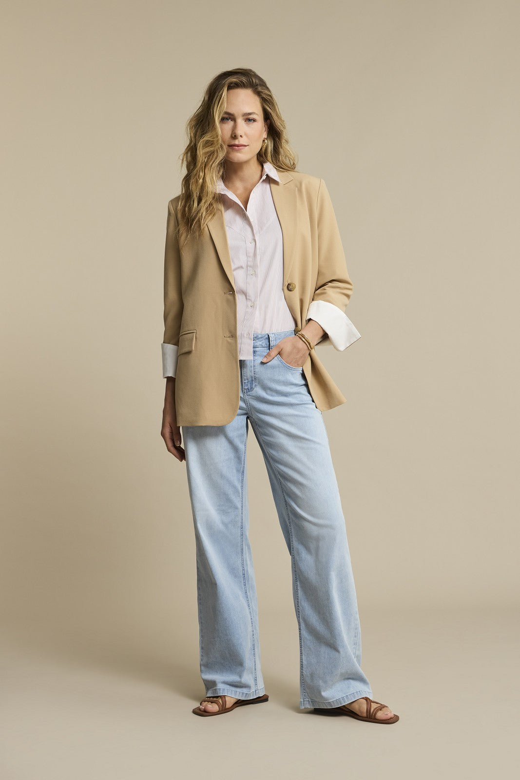 Colette & Belt White Bleach