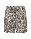 Claudette Short Linen leopard