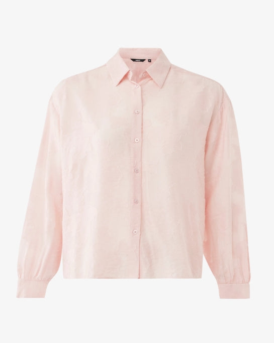 Boxy jacquard blouse