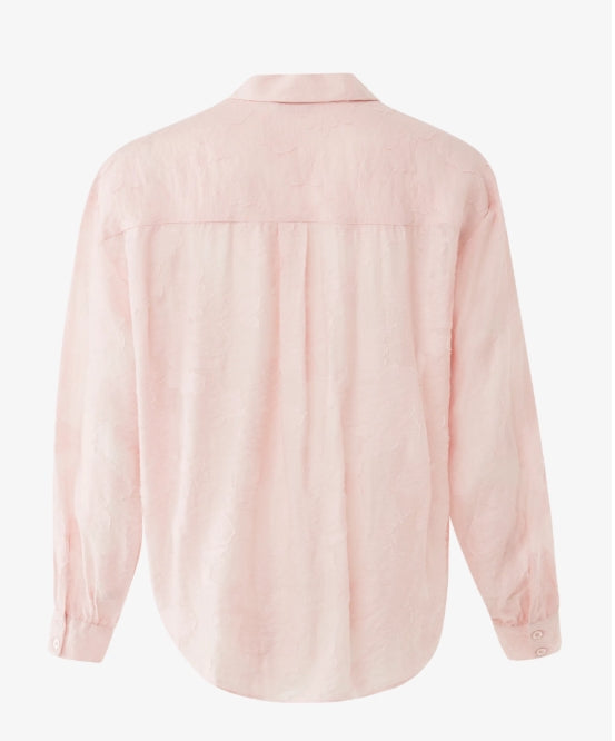 Boxy jacquard blouse