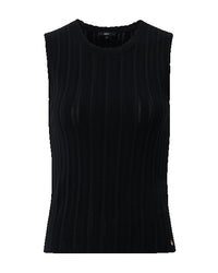 LILY Ajour top zwart