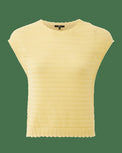 Ajour capsleeve top