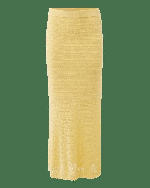 Ajour knitted midi skirt