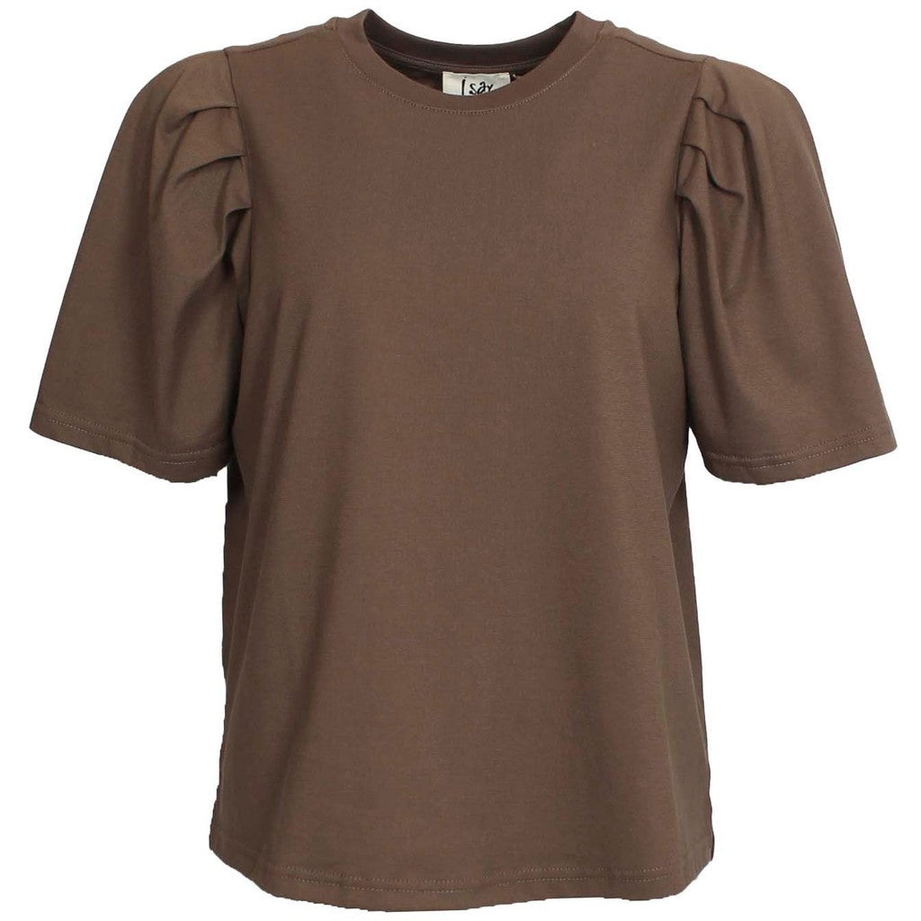 Tinni s/s T-Shirt dark brown
