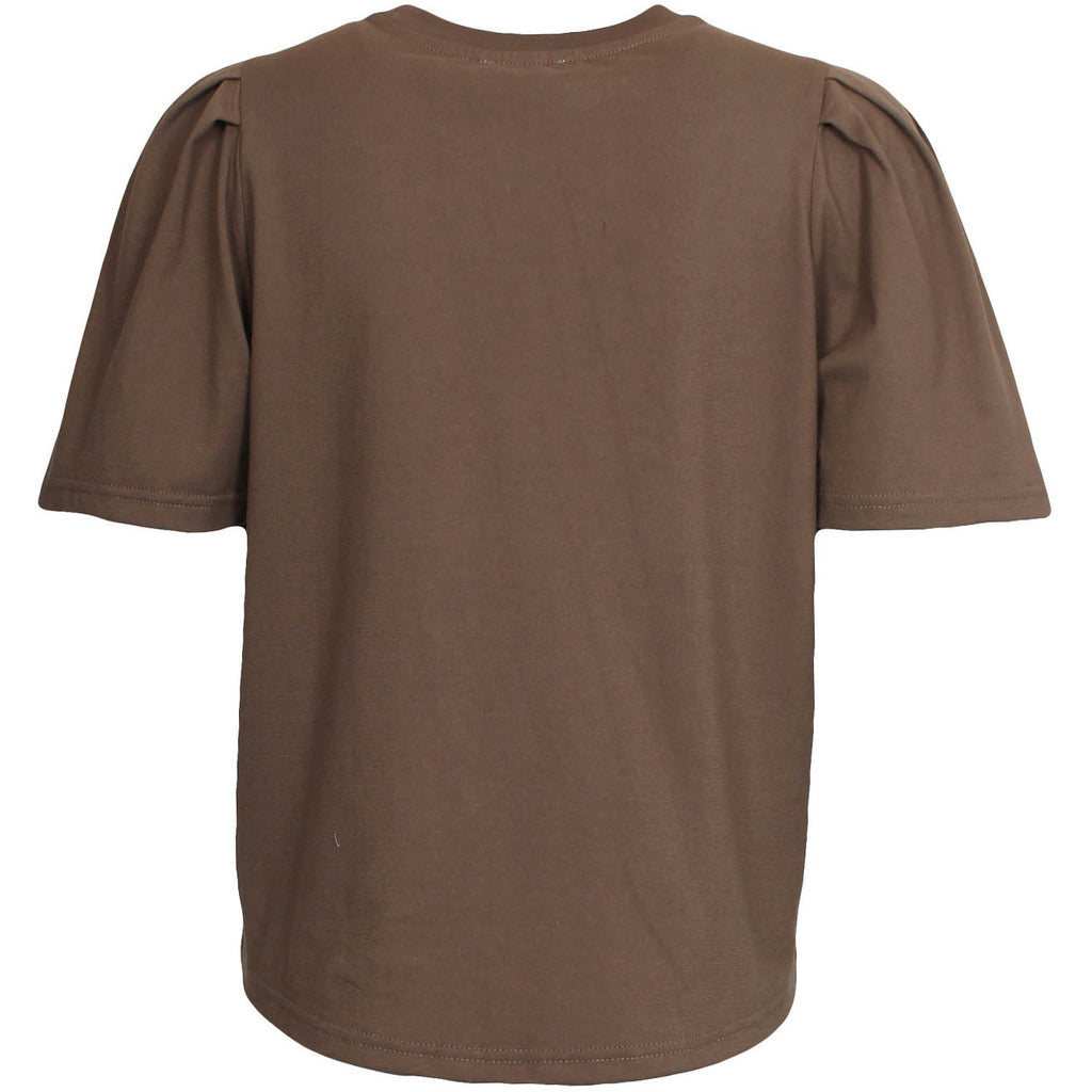 Tinni s/s T-Shirt dark brown