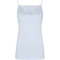 Nilla Wide Lace Top Licht blauw