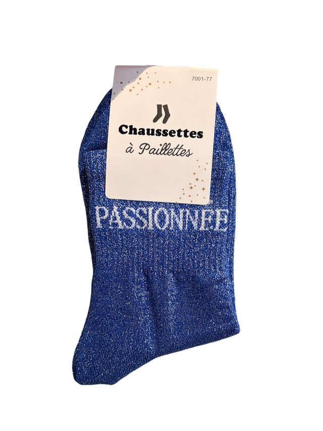Sokken Blauw  Passionnee