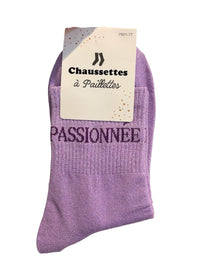 Sokken Chaussette à Paillettes