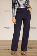 Lexie bonded trousers navy