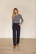 Lexie bonded trousers navy