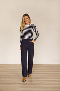 Lexie bonded trousers navy