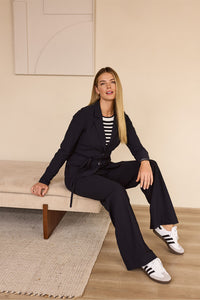 Lexie bonded trousers navy