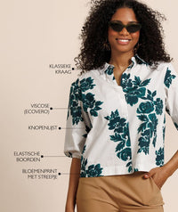 Kamri flower blouse