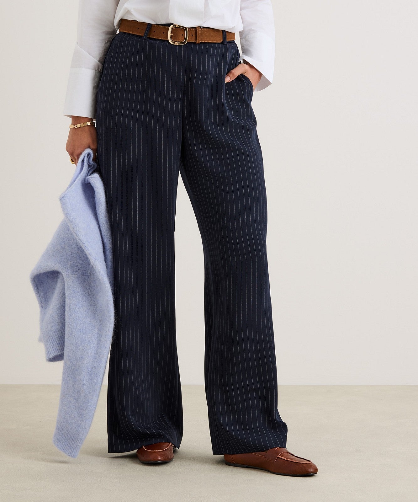 Milara-blue/white stripe