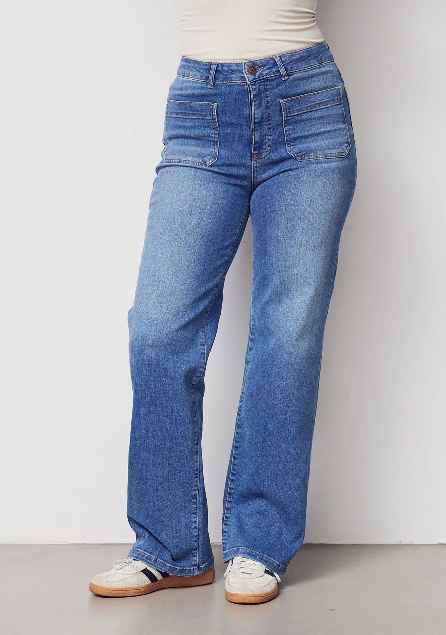 Bologna Wide Jeans mid denim 806