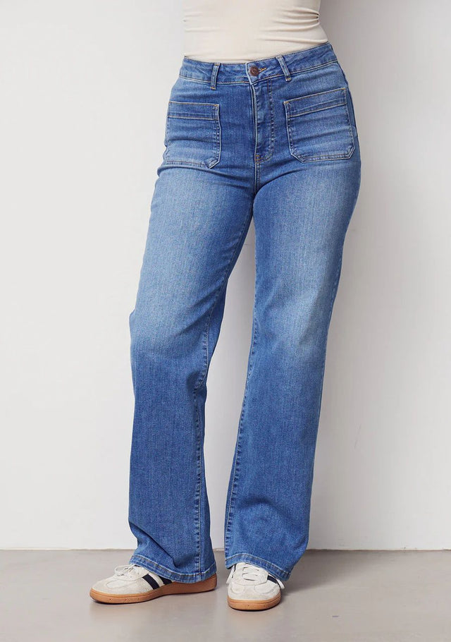 Bologna Wide Jeans mid denim 806