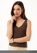LAVENDER Rib top 190809 bruin