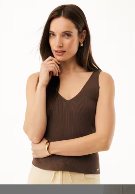 LAVENDER Rib top 190809 bruin