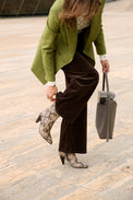 Wool vichy check blazer