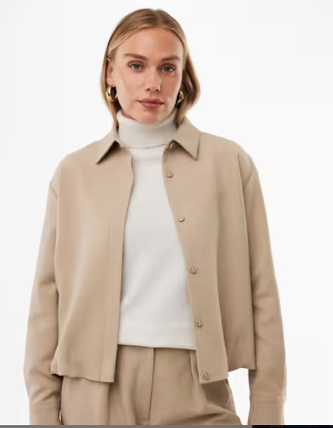 Bold shirt jacket