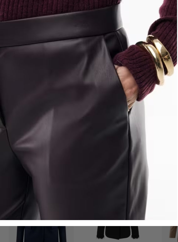 COSMEA PU pants