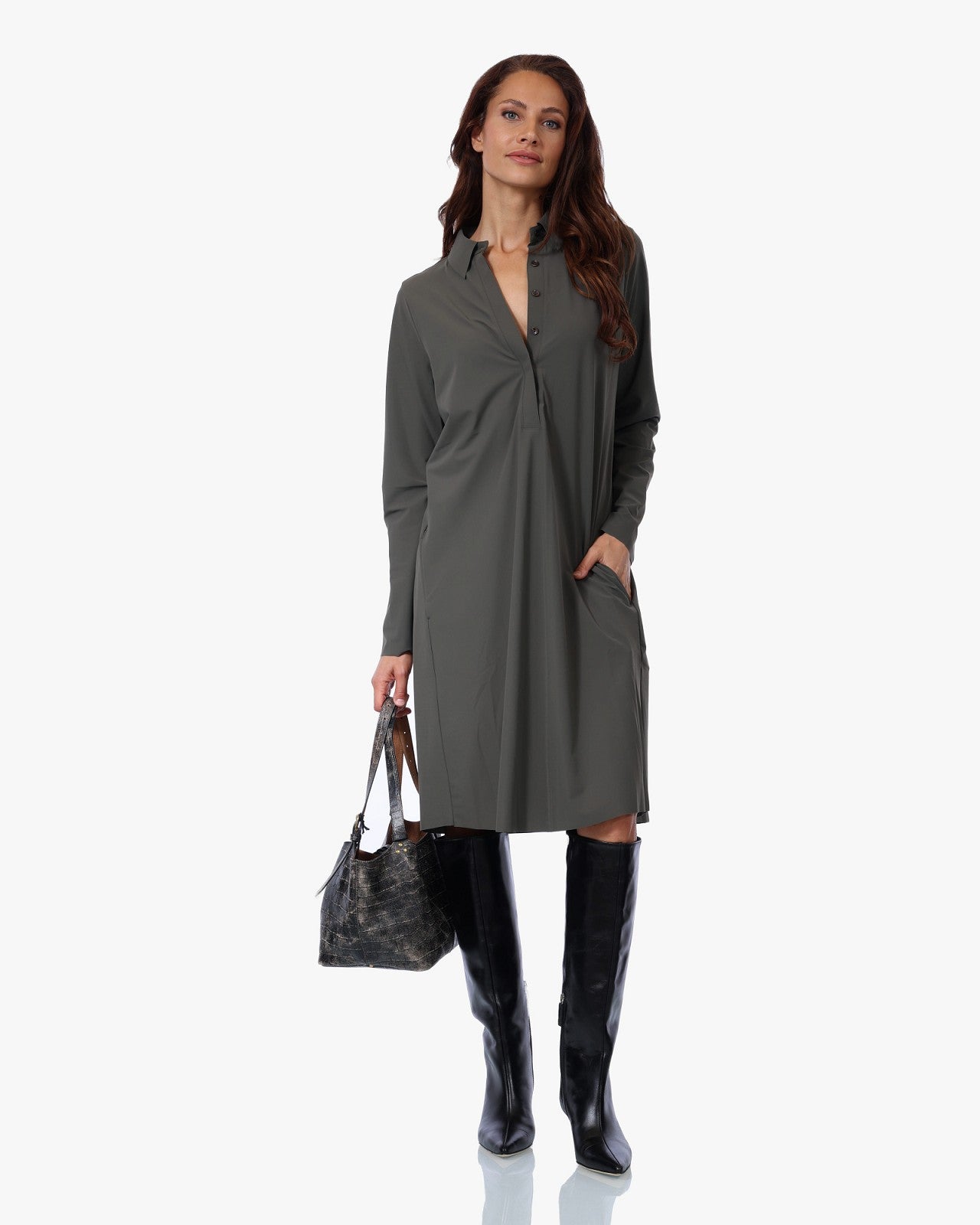 Dresses riku olive night