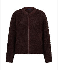 Bomber knit boucle