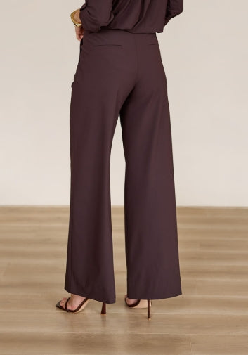 Lexie bonded trousers brown
