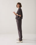 Tapered pants Pinstripe scuba