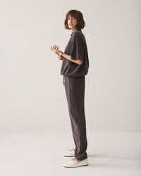 Tapered pants Pinstripe scuba
