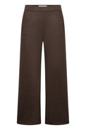 Palina long darkbrown patterned